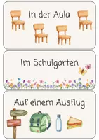 Vorschau - Poster - Infotafeln für Klassenzimmertüre - "Wir sind gerade..." - Seite 2