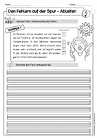 Vorschau - Arbeitsblätter - FRESCH Ableiten – Sommer | Den Fehlern auf der Spur | Fehlertexte zur Rechtschreibung (Klasse 2–4) | differenziert & mit Lösungen - Seite 2