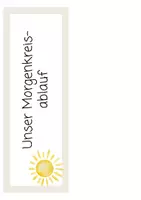 Vorschau - Bildkarten - Morgenkreis - "Checkliste" - Deckblatt