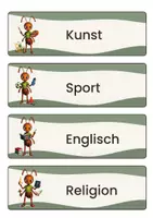 Vorschau - Poster - Tagestransparenz Stundenplan Ameisenklasse - Seite 1