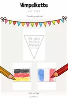 Vorschau - Arbeitsblätter - WM 2026: Wimpelkette "Vielfalt" (Kl. 1-4) #WM2026 - Deckblatt