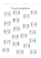 Vorschau - Arbeitsblätter - Tauschaufgaben - Seite 2