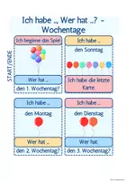 Vorschau - Spiele - Ich habe ... . Wer hat ...? - Wochentags-Edition - Seite 1
