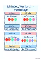 Vorschau - Spiele - Ich habe ... . Wer hat ...? - Wochentags-Edition - Seite 2