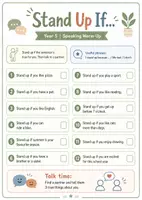 Vorschau - Arbeitsblätter - Stand Up If – Bewegte Speaking Activities für den Englischunterricht (Kennenlernen, Ice Breaker, Warm Up, Sprechen) - Seite 2