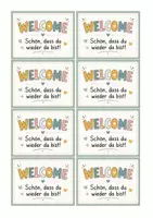 Vorschau - Mal- und Bastelvorlagen - Feriengruß. Abschiedsgeschenk. Geburtstag. Willkommen in Klasse x. - Seite 3