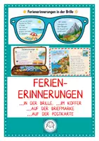 Vorschau - Mal- und Bastelvorlagen - Ferienerinnerungen...in der Brille, im Koffer, auf der Postkarte & Briefmarke - Deckblatt