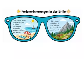 Vorschau - Mal- und Bastelvorlagen - Ferienerinnerungen...in der Brille, im Koffer, auf der Postkarte & Briefmarke - Seite 2