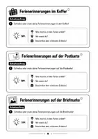 Vorschau - Mal- und Bastelvorlagen - Ferienerinnerungen...in der Brille, im Koffer, auf der Postkarte & Briefmarke - Seite 3