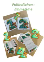 Vorschau - Arbeitsblätter - Faltheftchen kleine Einmaleins - Fuchsdesign 1-10 - Deckblatt