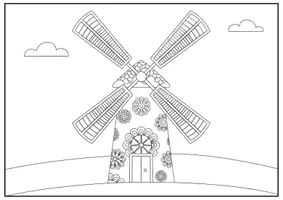 Vorschau - Mal- und Bastelvorlagen - Landschaften Mandalas für Kinder Ausmalbilder für Grundschule Kunst - Seite 1