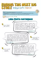 Vorschau - Arbeitsblätter - Working as Reporters - Selektives & Globales Lesen - Deckblatt