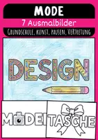 Vorschau - Mal- und Bastelvorlagen - Mode Bild Grundschule Ausmalbilder Mode Grundschule - Deckblatt