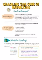 Vorschau - Fördermaterial/Inklusion - Method-Sheet: Writing a report - Deckblatt