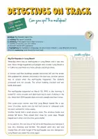 Vorschau - Arbeitsblätter - Writing a report: Beispiele - Deckblatt