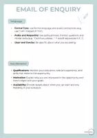 Vorschau - Arbeitsblätter - Email of Enquiry - Seite 2