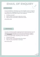 Vorschau - Arbeitsblätter - Email of Enquiry - Seite 3