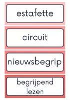Voorbeeld - Dagritme kaarten Rood - Pagina 1