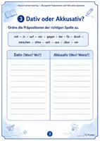 Vorschau - Stundenentwürfe - Deutsch Übungsheft: Präpositionen und Fälle sicher anwenden - Seite 3