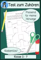 Vorschau - Arbeitsblätter - Hörverstehen - Materialpaket Hörwege – Sachtexte & Hörübungen Grundschule - Seite 1