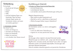 Vorschau - Stundenentwürfe - Warme Dusche zum Schuljahresende – Positive Rückmeldungen als Abschlussaktivität für ein gutes Klassenklima - Seite 3