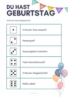 Vorschau - Spiele - 🎲 Das Ruck-Zuck-Geburtstagsritual für die Grundschule! - Seite 2