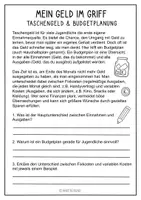 Vorschau - Unterrichtsreihen - Unterrichtseinheit zum Thema Finanzen, Budgetieren & Sparen – Finanzbildung in der SEK 1 - Seite 1