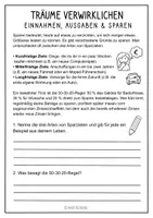 Vorschau - Unterrichtsreihen - Unterrichtseinheit zum Thema Finanzen, Budgetieren & Sparen – Finanzbildung in der SEK 1 - Seite 3