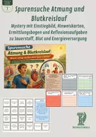Vorschau - Unterrichtsreihen - Vertretungsstunden Biologie 7/8 – 10 Materialien zu Körper, Gesundheit, Ernährung, Atmung und Bewegung - Mysterys, Escape-Games, Teamspiele und Wiederholungsmaterial - Seite 1