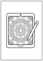 Vorschau - Mal- und Bastelvorlagen - Mandalas Moderne Ausmalvorlagen für Klassen 1–6 - Seite 3