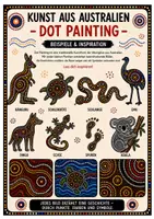 Vorschau - Arbeitsblätter - Dot-Painting Anleitung und Bewertung (Kunst aus Australien) - Deckblatt