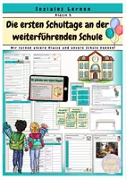 Vorschau - Arbeitsblätter - Erster Schultag - Einschulung (Klasse 5) - Deckblatt