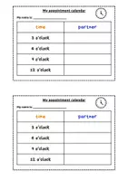 Vorschau - selbst erstellte Schriftarten - Appointment calendar - Deckblatt