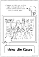 Vorschau - Arbeitsblätter - Erinnerung und Abschied: Freundebuch (Schulwechsel & Schuljahresende, Übergang und Klassenwechsel) - Seite 3