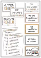 Vorschau - Poster - Klassenregeln | Boho Minimalistisch Klassenzimmer Deko | Verhaltensregeln - Seite 2