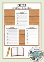 Vorschau - Arbeitsblätter - Arbeitsblatt - Kreatives Schreiben FREEBIE - Deckblatt