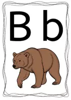 Vorschau - Poster - Buchstabenkarten mit passenden Tieren - Seite 1