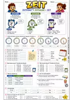 Vorschau - Unterrichtsreihen - ZEIT – Zeitpunkt, Zeitdauer & Zeit - MATHE - GRUNDSCHULE - qlixu - Seite 3