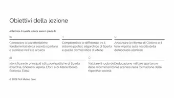 anteprima - Presentazioni / Lavagne - Sparta e Atene: Modelli Politici a Confronto - Pagina 1