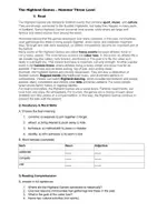 Vorschau - Arbeitsblätter - The Highland Games I Arbeitsblatt Englisch (Interkulturelles Lernen, Grammatiktraining & Leseverständnis) - dreifachdifferenziert inkl. Lösungen - Seite 3