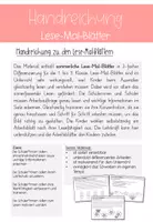 Vorschau - Arbeitsblätter - Lesemalblätter Sommer Klasse 3 | Lesen & Malen Sommer Deutsch - Seite 3