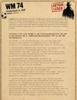Vorschau - Arbeitsblätter - Fußball WM Geschichte: Stasi "Aktion Leder" 1974 (Arbeitsblatt) - Seite 1