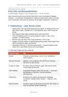 Vorschau - Stundenentwürfe - Unterichtsentwurf Erste Hilfe BLS Pflegausbildung G-06 - Deckblatt