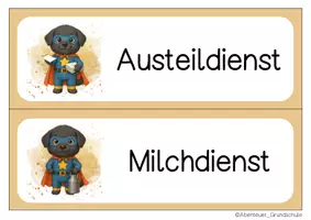 Vorschau - Bildkarten - Labradorklasse Klassendienste Klassentier Labrador - Seite 3