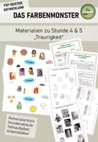Vorschau - Stundenentwürfe - Farbenmonster - Stunden zur "Traurigkeit" - Deckblatt