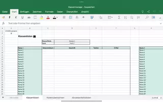 Vorschau - Lehrpläne/Lehrermaterial - koalaplan Klassenmanager Excel-Planung - Seite 3