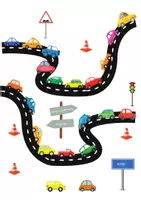 Voorbeeld - Kiesbord naamkaartjes auto's - Voorblad