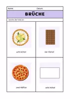Vorschau - Arbeitsblätter - Arbeitsblätter zu den Brüchen - Seite 1