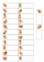 Voorbeeld - Kiesbord naamkaartjes beren - Pagina 2
