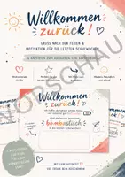 Vorschau - Mal- und Bastelvorlagen - Motivationskärtchen nach Pfingsten | Bonbastischer Start - Deckblatt